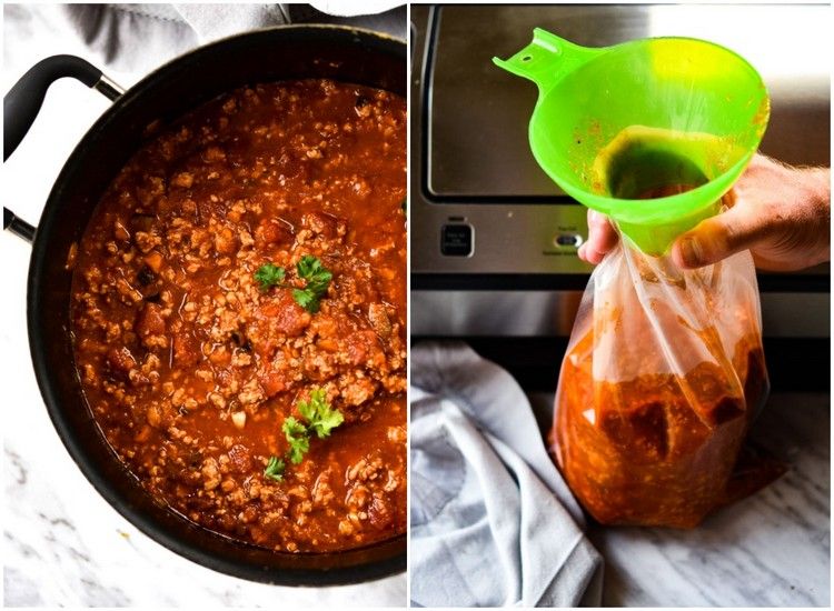 Špagetovú omáčku uvarte vopred a recept zmrazte