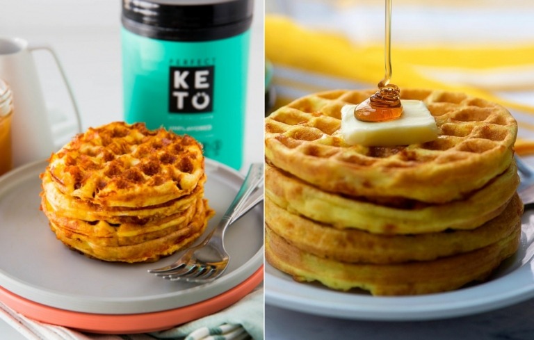 Oblátky zo sladkého syra s mandľovou múkou, škoricou a vanilkou