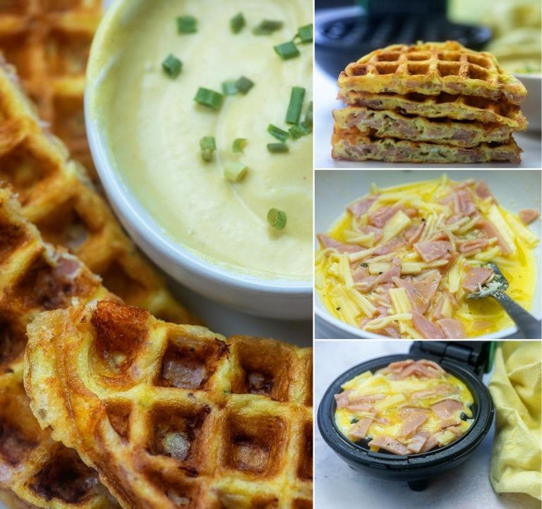 Upečte šunkové syrové vafle alebo ich pripravte ako sendvič