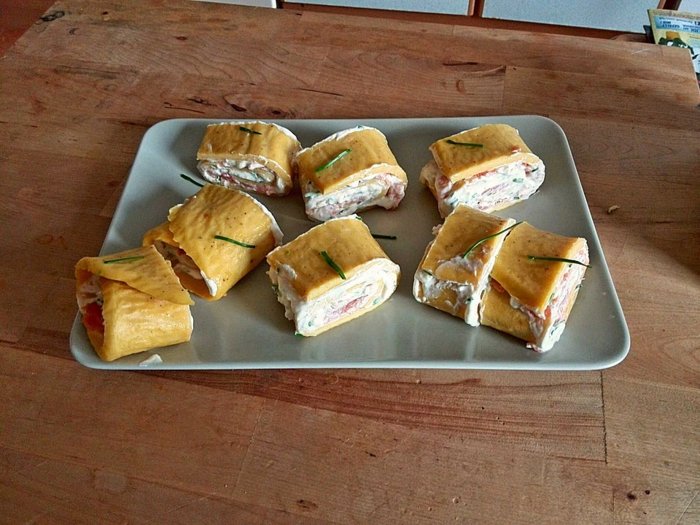 Podávame s pažítkou na tanieri