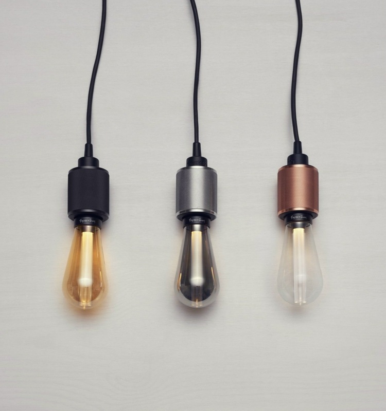 LED žiarovka - zásuvky v čiernej, striebornej a medenej farbe led žiarovky sklenená farebná objímka