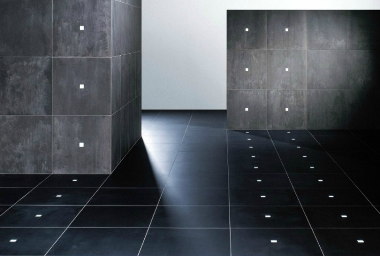 LED-dlaždice-nepriame-osvetlenie-čierne-biele-svetlá-integrované