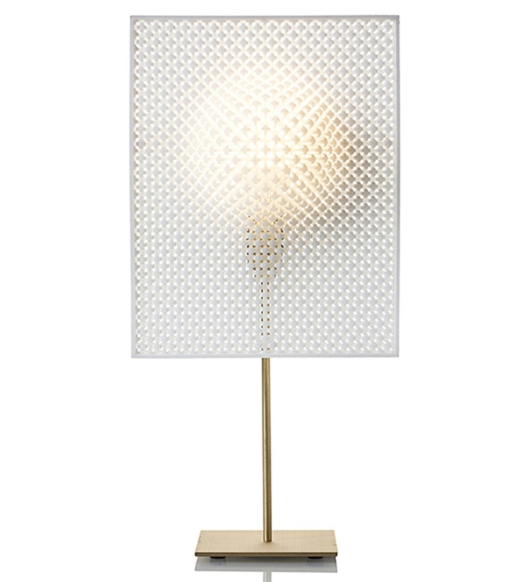 Lampa bola vyrobená pomocou 3D tlačiarne Hilde LED lampa biela 3D osvetlenie interiéru tlačiarne