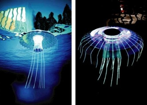 plávajúce medúzy osvetlenie bazéna LED