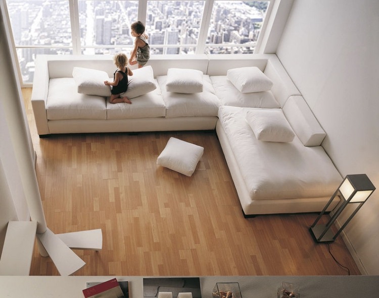 rohová sedačka-biela-spánková-funkcia-SHAHEEN-Pau