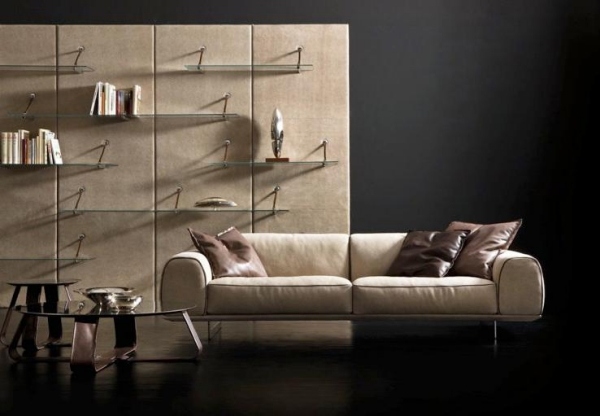 Luxusný kožený gauč Dandy Luxusný kožený gauč v štýle dandy