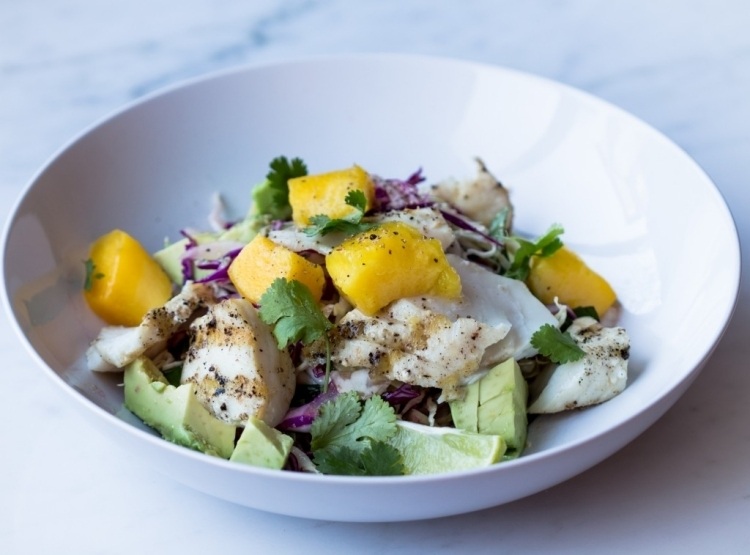 Ľahké letné recepty-šalát-ryba-hrudka-filet-taco-mango-avokádo