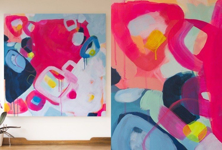 Maľovacie plátno s deťmi nápady dobré vzory