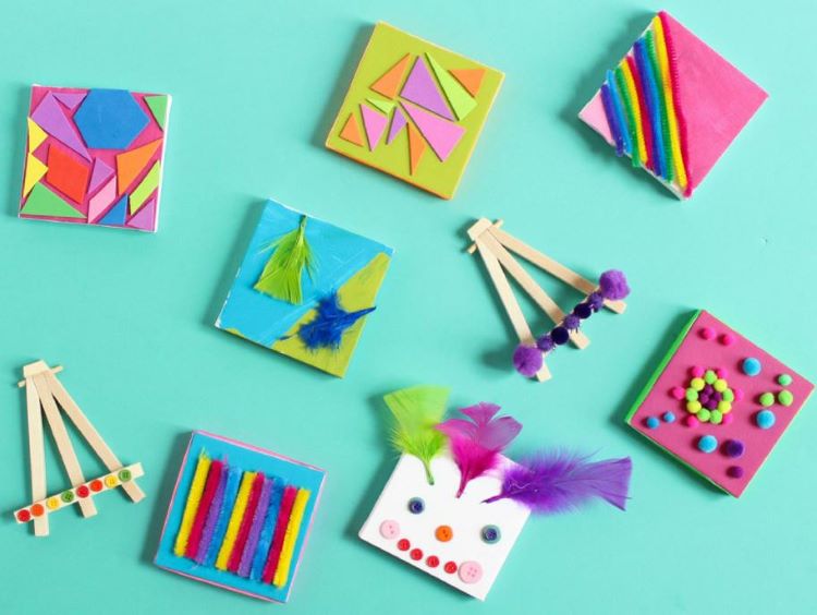 Maľovanie na plátno s deťmi a nápady na zdobenie