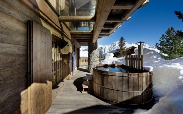 vírivka teplá voda relaxačný efekt sneh