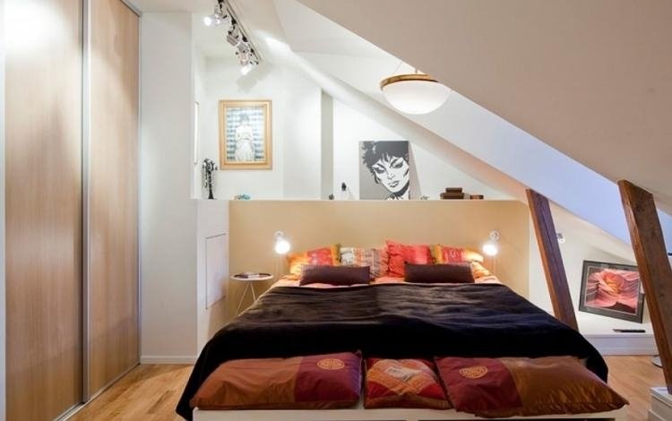 čítanie svetelná posteľ-moderná-spálňa-svetlík-svetlík-skriňa-posuvné-dvere