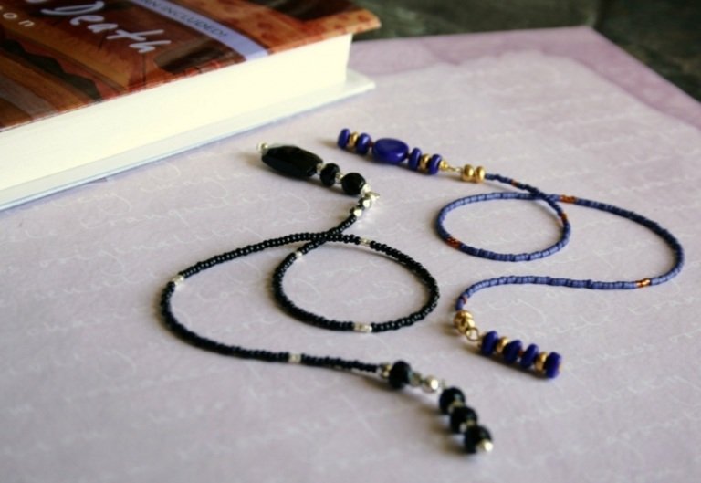 Záložka vyrobená z perál urobte si záložky korálky reťaze elegantný nápad individuálne