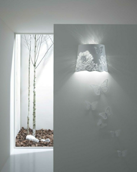 Nástenné svietidlo s kreatívnym dizajnom na stenu