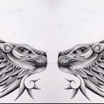 oroszlán tetoválás vázlatok szárnyakkal - tetoválásminták a 29042916 -tól 7