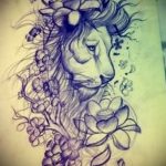 oroszlán tetoválás minták lányoknak - tetoválásminták a 29042916 -tól 1