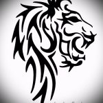 oroszlán tetoválás minták férfiaknak - tetoválásminták a 29042916 -tól 2