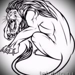 oroszlán tetoválás vázlatok - tetoválás minták a 29042916 14
