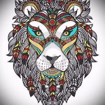 oroszlán tetoválás minták kéznél - tetoválás minták a 29042916 10