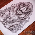 Croquis de Tatouage oroszlán avec plumes - képek