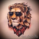 croquis d'un tatouage de lion sur sa jambe - les dessins pour les tatouages ​​de 29042916 5
