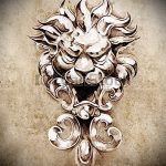 Oroszlánvázlatok tetoválásokhoz - tetoválásminták a 29042916 -ból 1