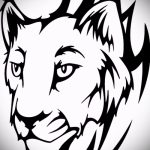 Löwe Tattoo -Designs für Mädchen - Bilder für Tätowierungen von 29042916 1