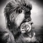 vázlatok tetoválás oroszlán és oroszlánnő 3