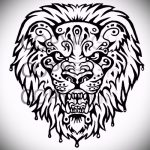 tetoválás oroszlán vigyorral a vállán - képek tetoválásokhoz a 29042916 -ból 1