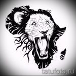 Tattoo -Designs Löwe an der Wade - Bilder für Tätowierungen von 29042916 1