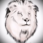 tetoválás vázlatok oroszlán a borjút - rajzok tetováláshoz a 29042916 3