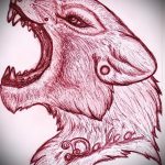 oroszlánfej tetoválás vázlata - tetoválásminták a 29042916 -tól 3