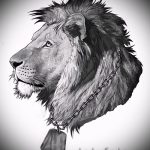 oroszlán vázlata tetováláshoz - rajzok tetováláshoz a 29042916 -ból 3