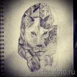 oroszlán és oroszlán tetoválás minták - tetoválásminták a 29042916 -tól 1
