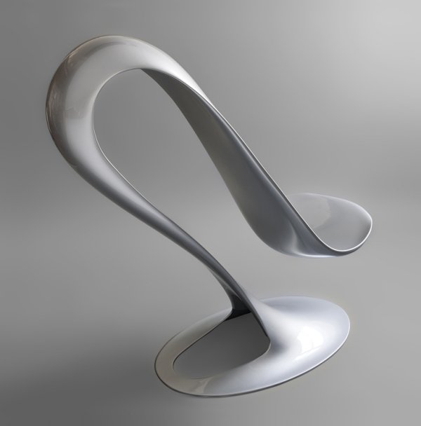 Kreslo vystužené polymérmi vystuženými uhlíkovými vláknami Stolička z polymérnych materiálov vystužených uhlíkovými vláknami