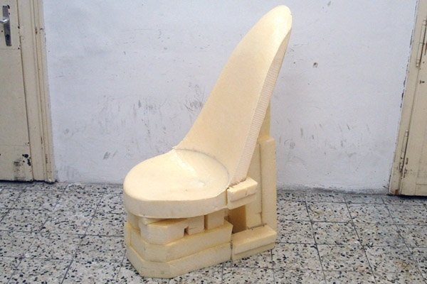 Prototyp dizajnu stoličky Spoon Prototyp dizajnu lyžice polymérov stoličky