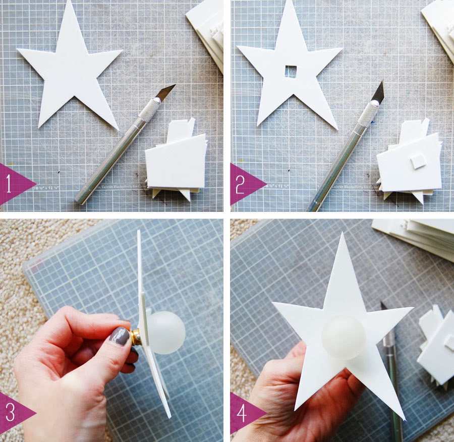 drotár s rozprávkovými svetlami vianočné hviezdy vyrobené z gumy v bielej farbe