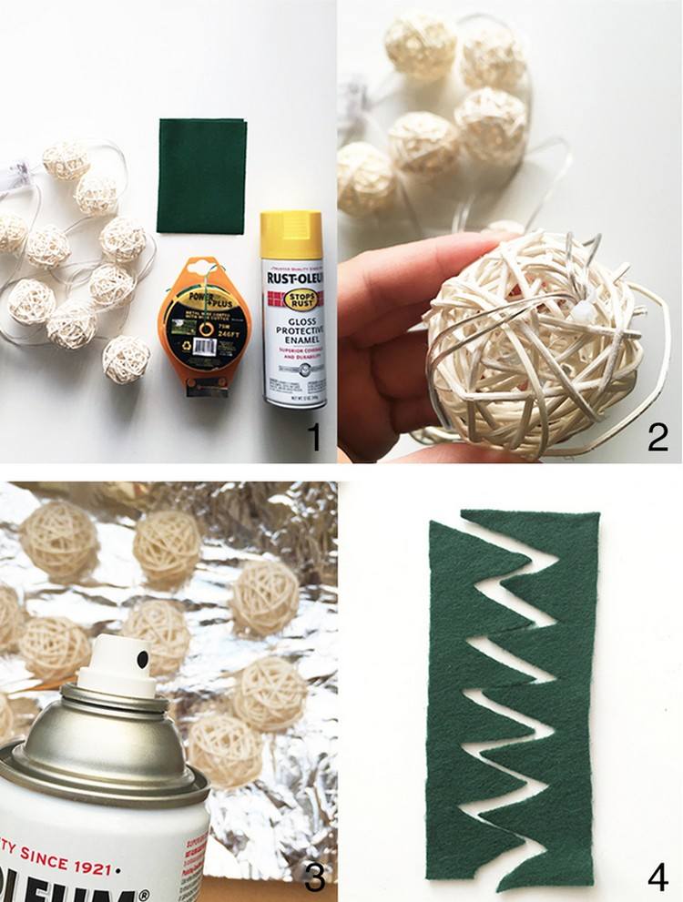 rozprávkové svetlá-drotár-záhradné gule-ratan-vyrob si-farby-filc