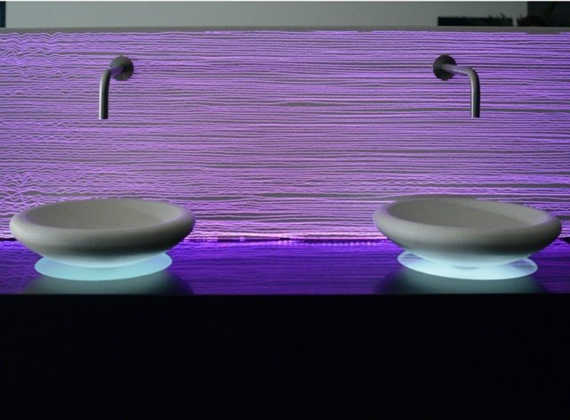 Betónové umývadlo kúpeľňa moderná lokálna