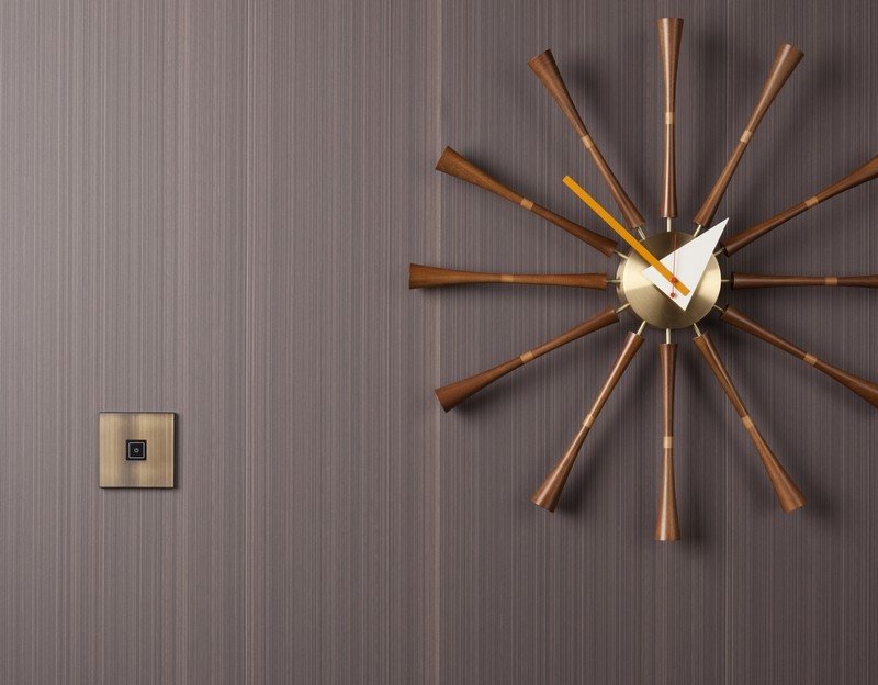 Svetelné vypínače-zásuvky-moderná-optika-mosadz-meď