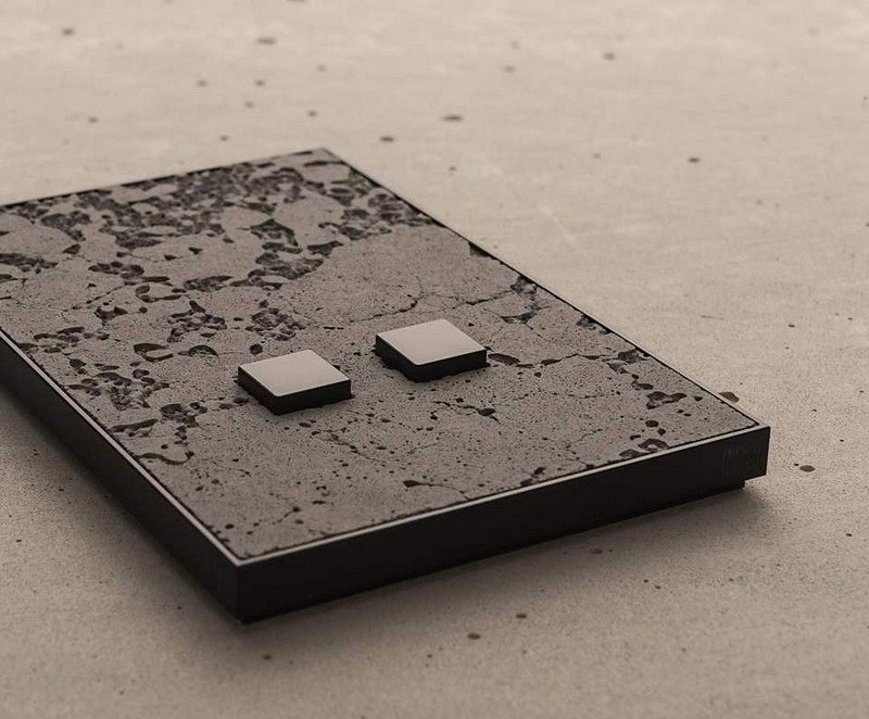 Svetelné vypínače-moderný dizajn-betónový vzhľad