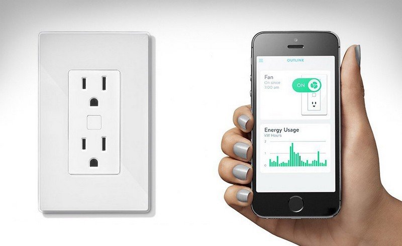 Prepínač zásuvky-moderný-ovládaný mobilným telefónom-Bizarný-Outlink