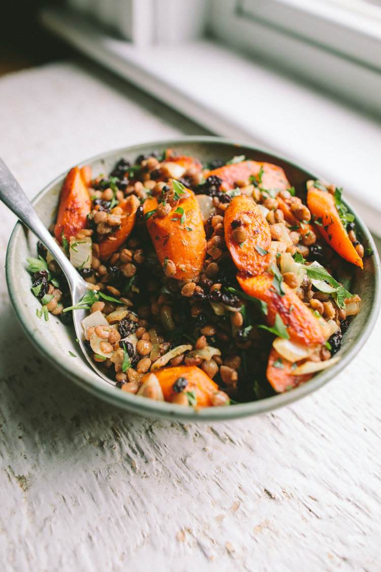 Recept na orientálny šošovicový šalát s mrkvou a korením z Maroka