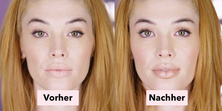 úplné líčenie pier samozrejme pokyny