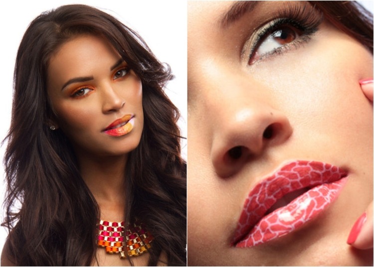 Nalepovacie tetovania na pery-rôzne farby vzorov