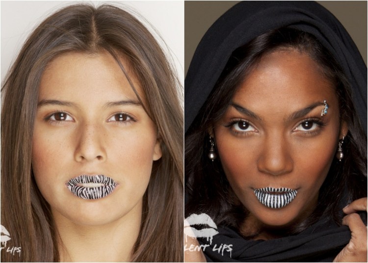 tetovanie na pery-palica-cierno-biele-pruhy-zebra