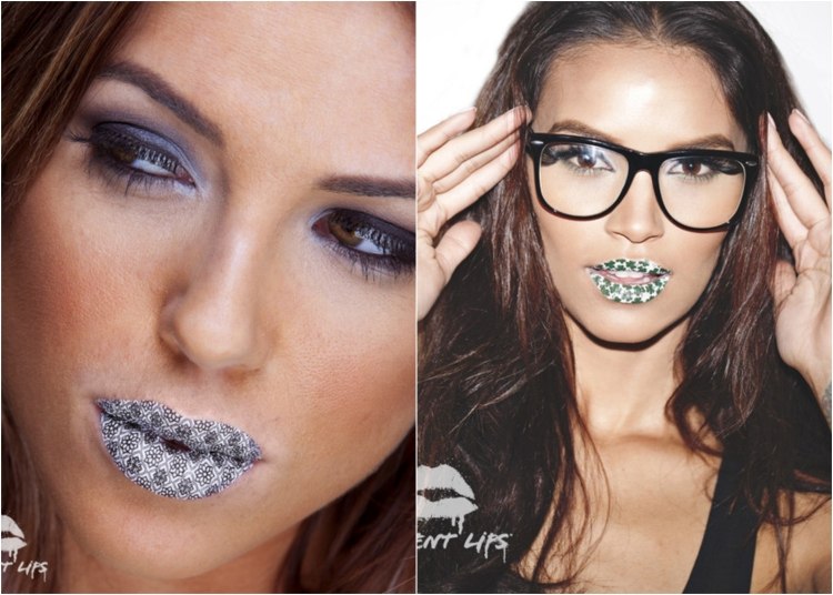 stick-on-lip-tetovanie-origami-ďatelina-vzor