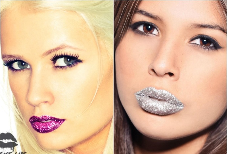 tetovanie na pery-trblietky-pútavé-párty