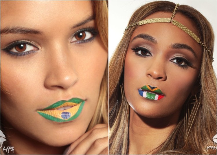 tetovanie na pery-futbalový tím