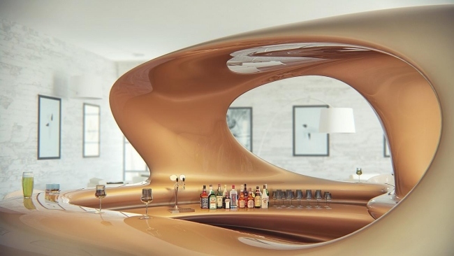 Bar-lounge dizajnový nábytok-jasný dizajnový jazyk-moderný-Liubja