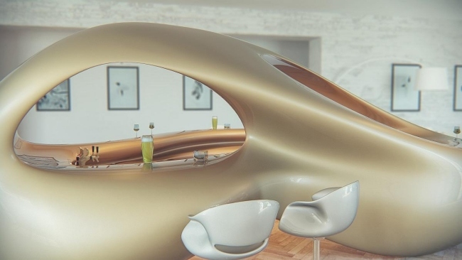 Dizajnová reštaurácia Inovácia nábytku Nábytkový bar Istanbulsko-novistický dizajnový bar nábytku